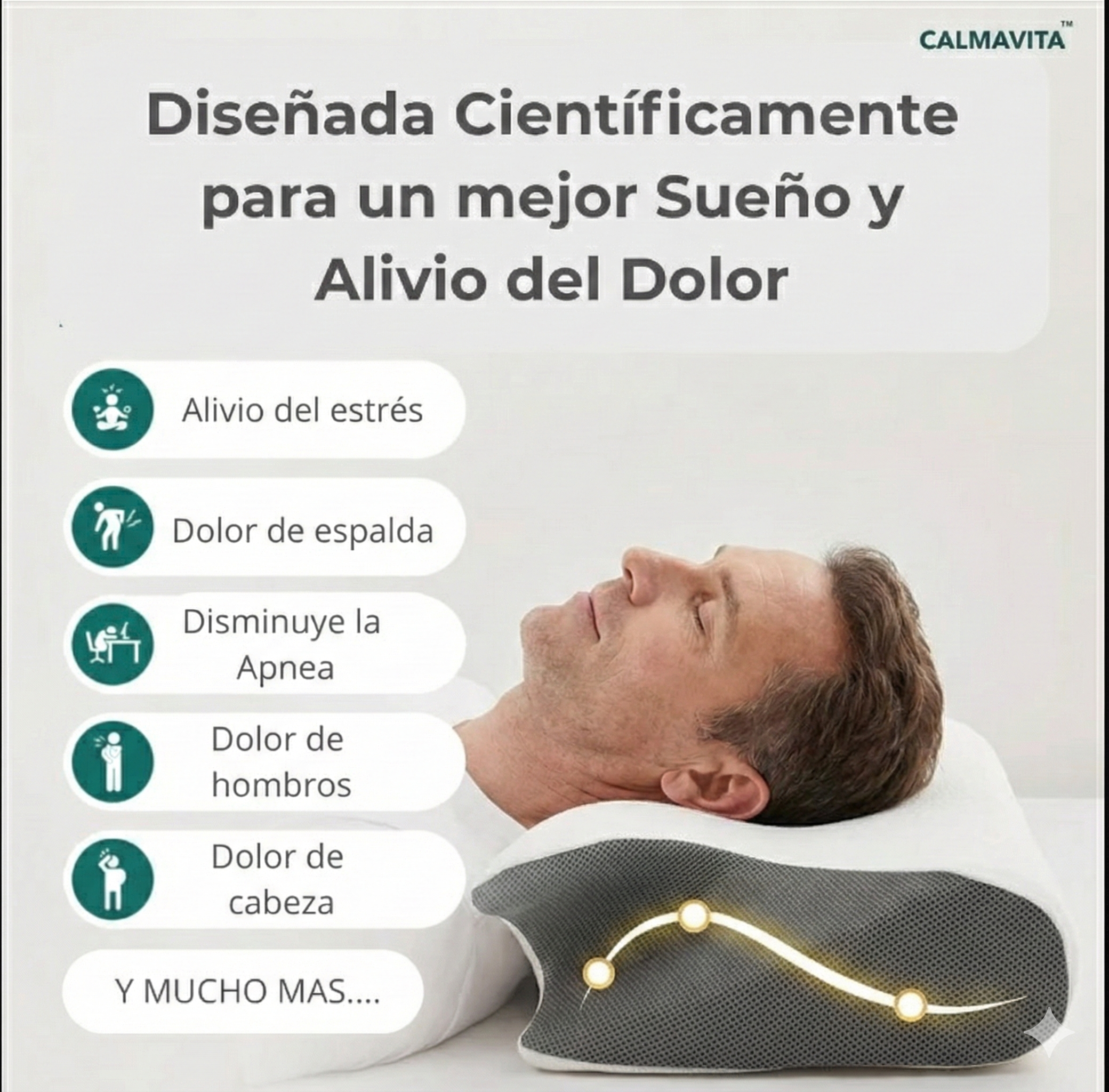 Almohada Cervical Ergonómica