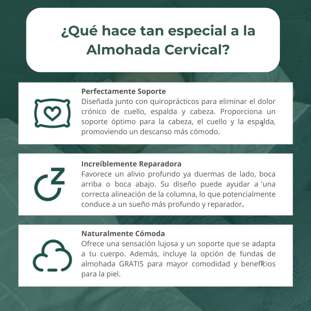 Almohada Cervical Ergonómica