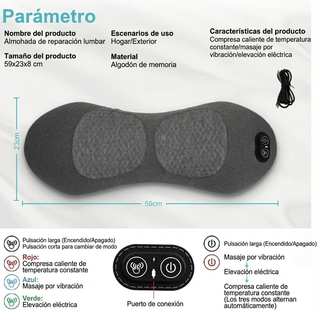 LUMBARIX-Tu Alivio Lumbar 3-en-1 🌿